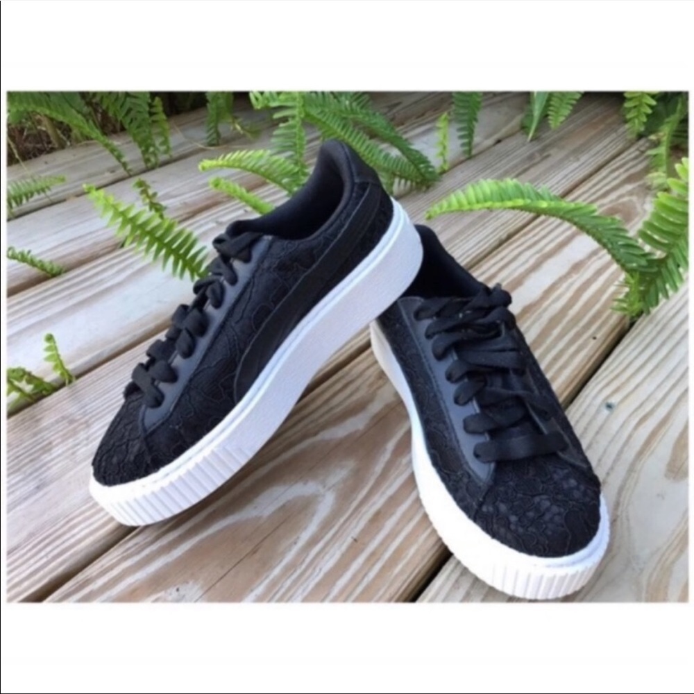 Black Puma Suede Sneakers